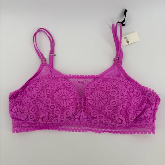 aerie Other - Aerie Real Power Wireless Push Up Joy Lace Bra